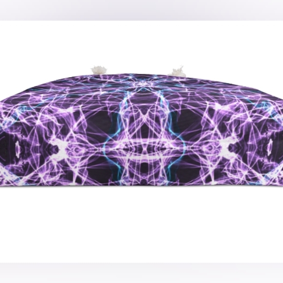 Original Design Electric Purple Psychedelic Weekender Bag - Picture 3 of 5